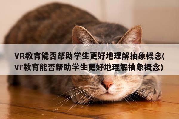 VR教育能否帮助学生更好地理解抽象概念(vr教育能否帮助学生更好地理解抽象概念)_德赢官方