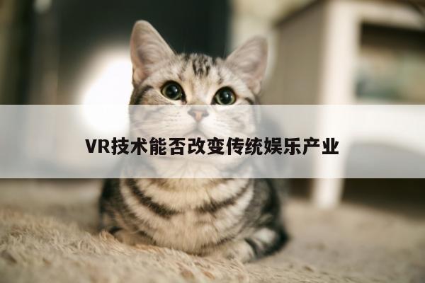 VR技术能否改变传统娱乐产业|德赢vwin060